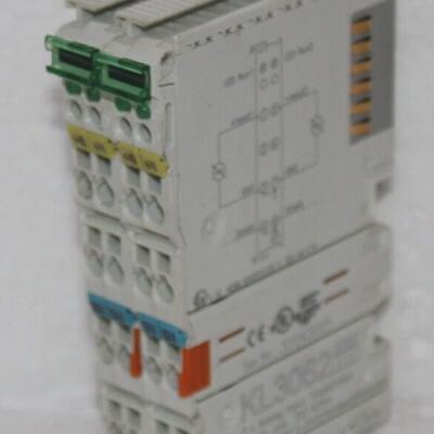 Lot of 2pcs BECKHOFF KL3062 2Channel Analog Input Voltage 01
