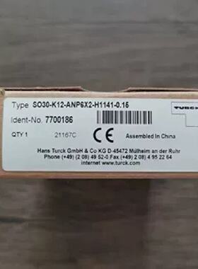 议价全新原装 图尔克 SO30-K12-ANP6X2-H1141-0.15 感测器7700186