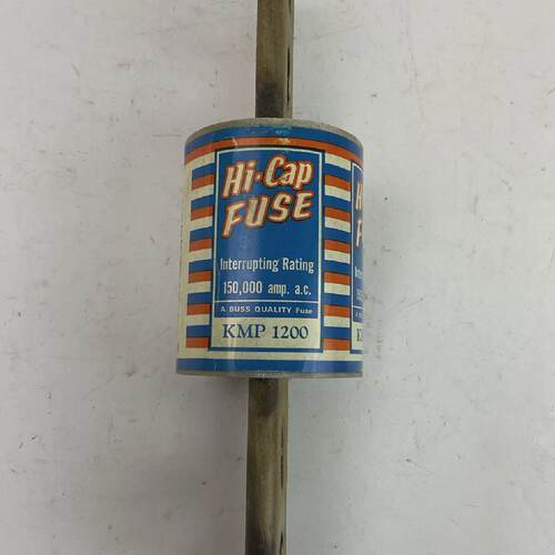 BUSSMANN KMP 1200 HICAP FUSE 500VAC INTERRUPTING RATING 1500