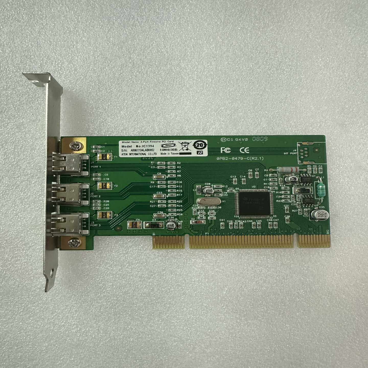 ATEN三口1394火线卡IC1394E-A-31实物-议价