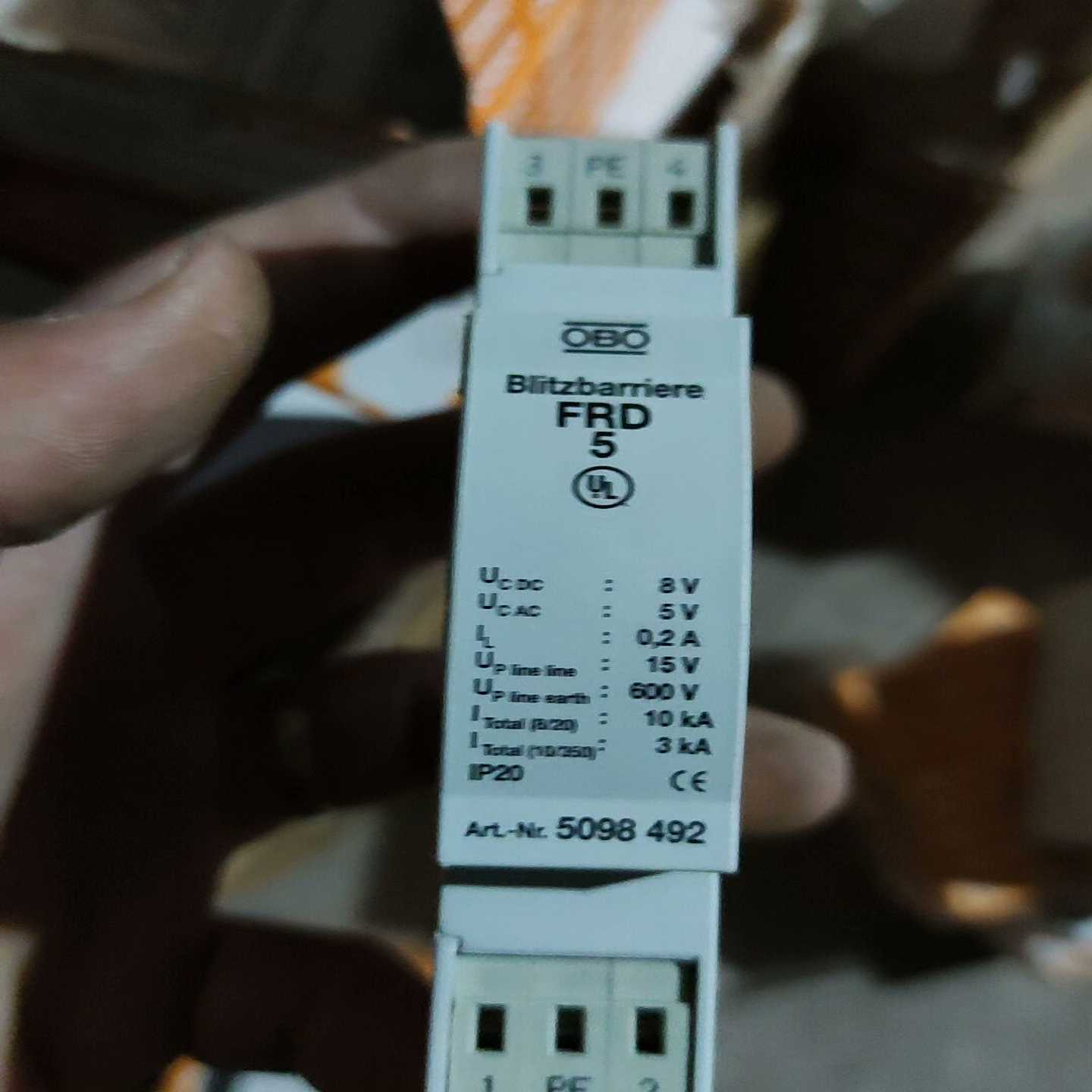 FRD5信号防雷器5098492德OBO浪涌保护器共询价