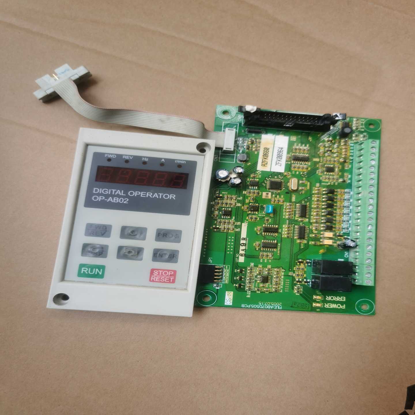 询价AB07D505.PCB，海利普7.5kw主板，OP-AB