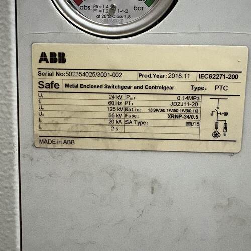 询-SafePlus金属封闭开关柜24kV电压等级型