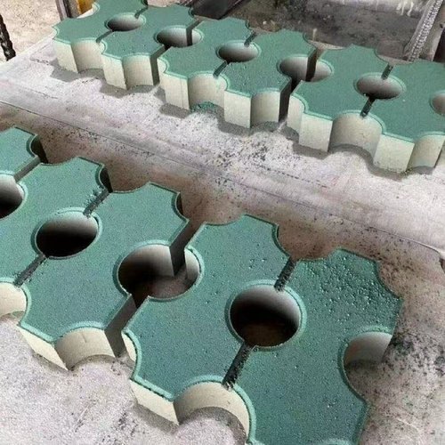 圆孔植草砖孔种草VMH九砖背心绿砖停车位停砖车场砖护坡砖草坪砖