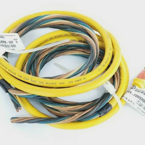 LOT OF 2 ALLEN BRADLEY 889RF5WERM20F PATCHCORDS SER. A 4A 25