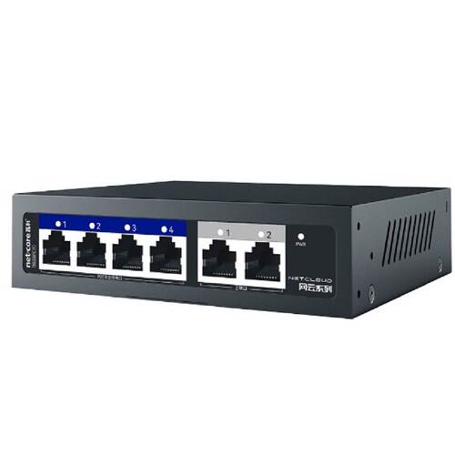 磊科6口百兆级联云网管POE交换机 NS206PE-M--议价商品
