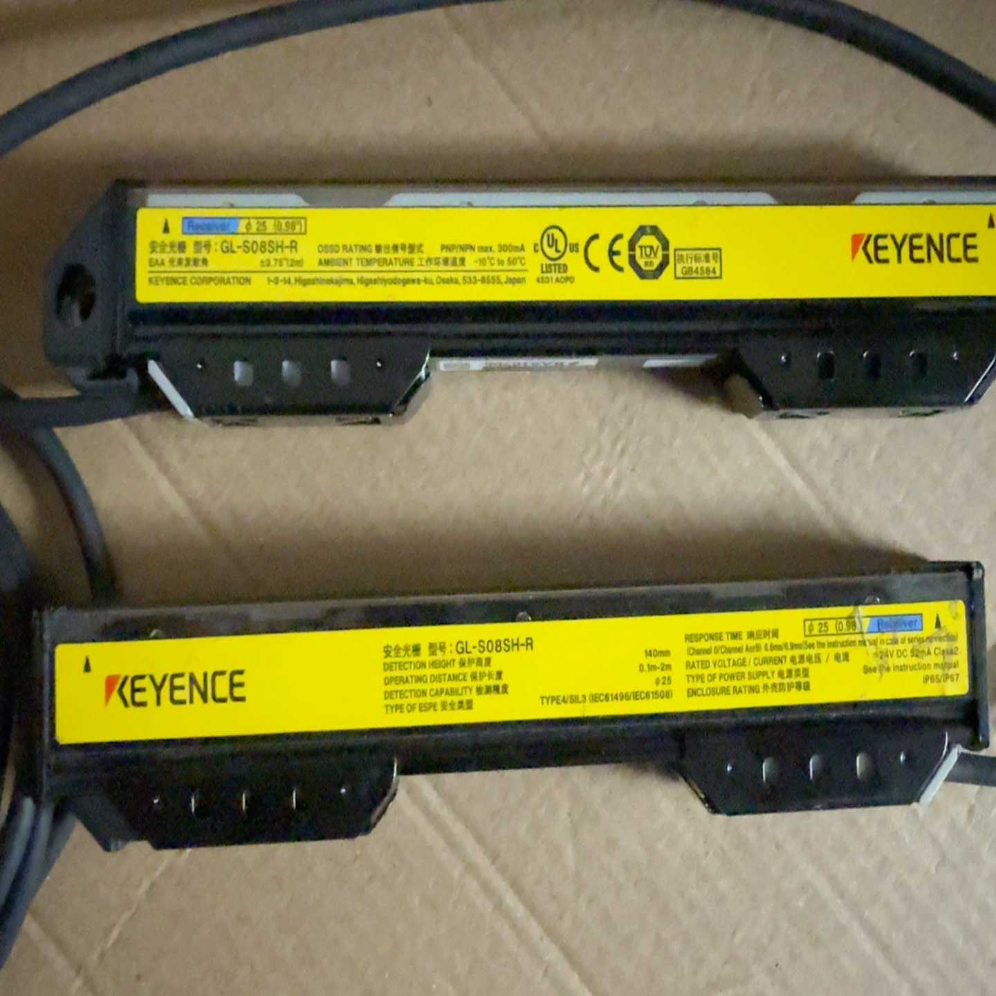 基恩士光栅传感器GL-S08FH-R--议价商品