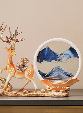 办公室装饰饰品鹿创意客厅电视柜桌面装饰家居中国风新家居饰品