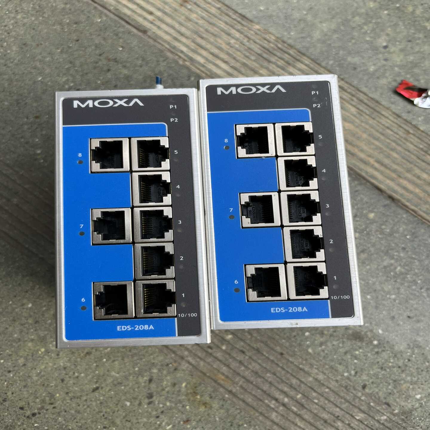 EDS-208A交换机二手拆机功能正常实物图--议价商品