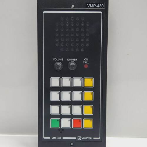 Estacin Principal Zenitel Vingtor VMP430 Para Montaje Empotr