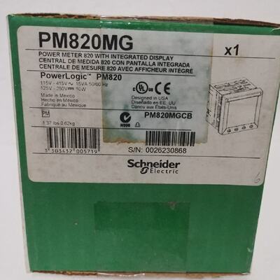 Schneider PM820MG PowerLogic PM820 Power Meter 820 with Ineg