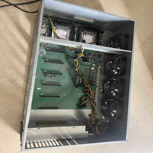 （议价）ax-x99-6plus。3.11版本主板电源机箱.有8