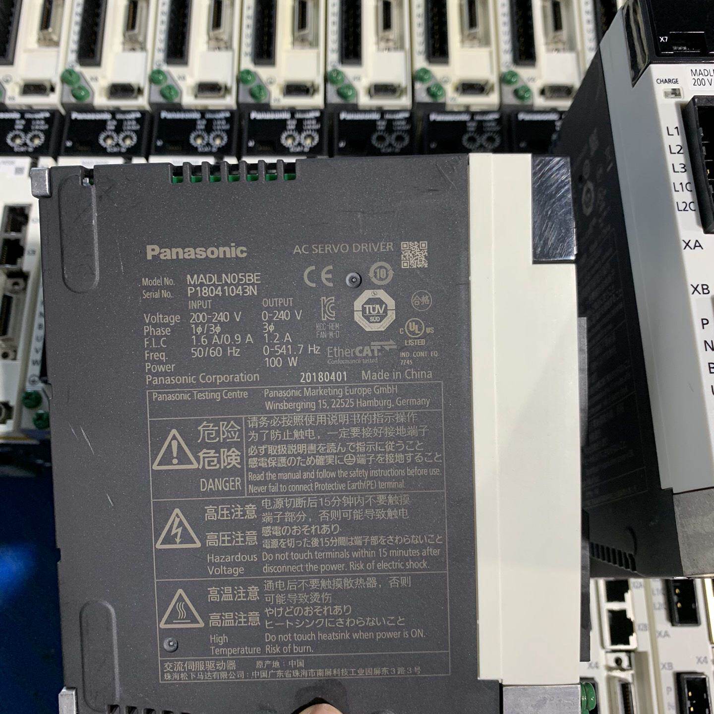 松下A6系列伺服电机套装100w--议价商品