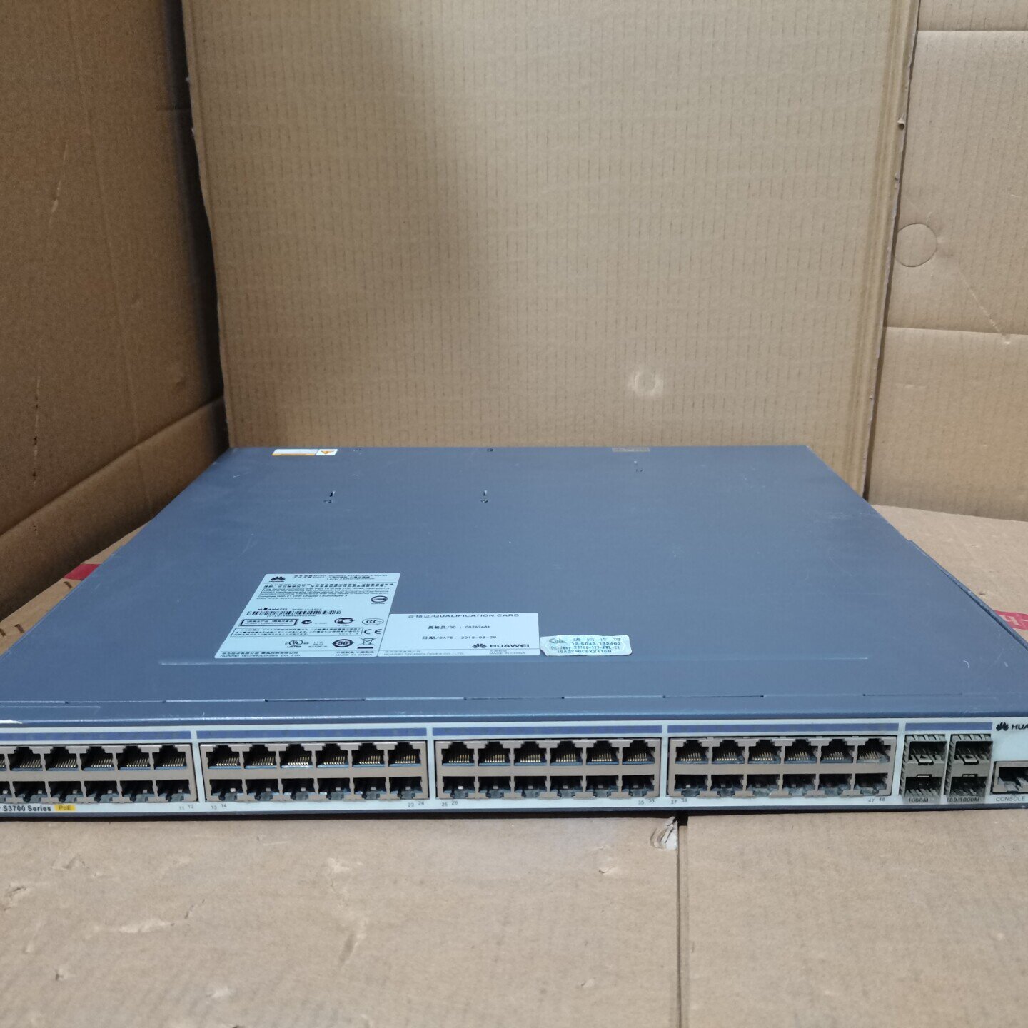 华为S3700-52P-PWR-EI交换机带供电-议价