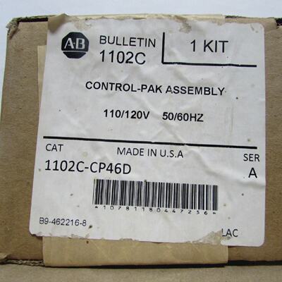 ALLENBRADLEY1102CCP46D控制包组件110120v全新从未打开