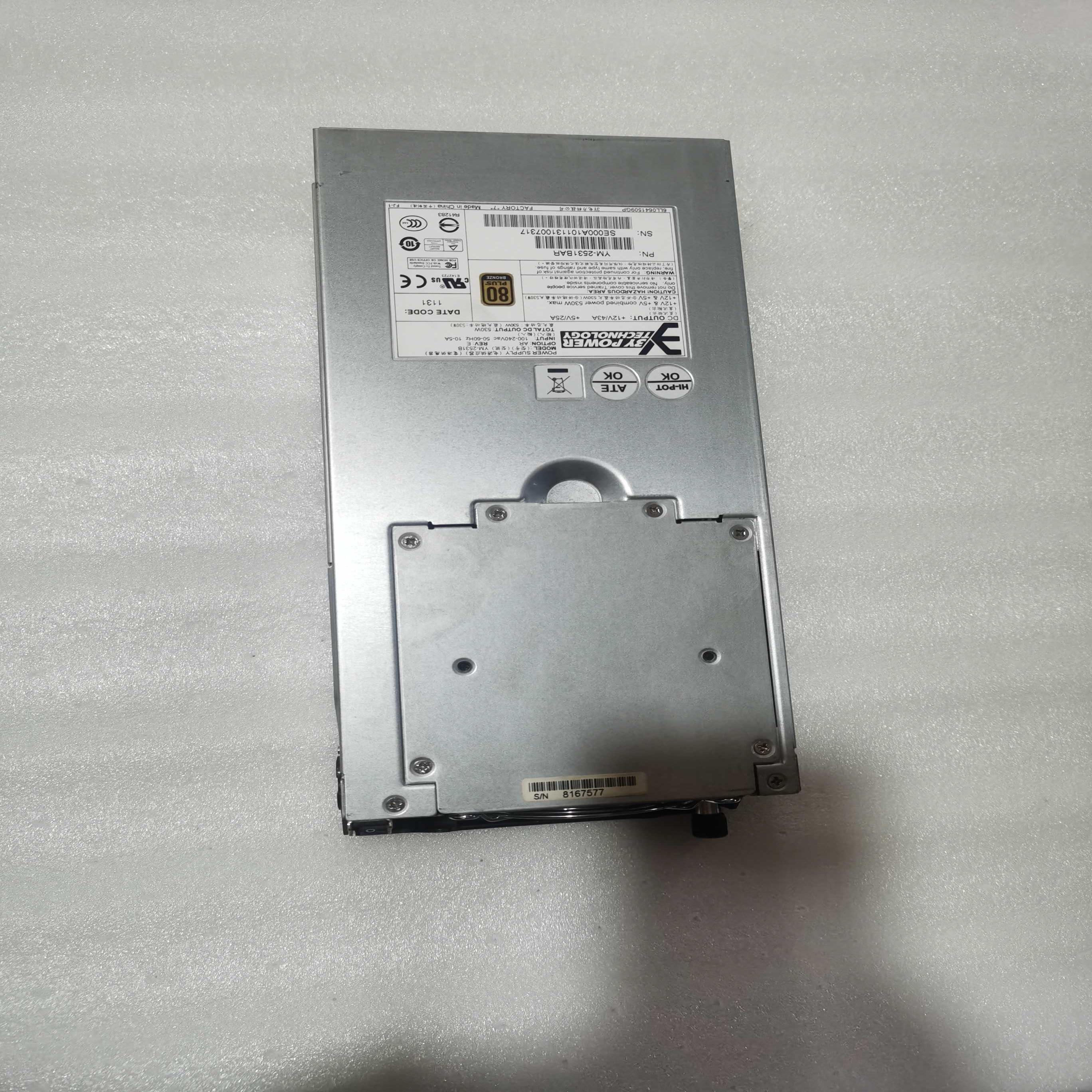 3Y YM-2531BAR YM-2531B 磁盘阵列电源 9373CPSU-0010 530W询价