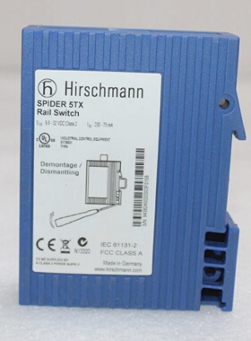 HIRSCHMANN IEC 611312 SPIDER 5TX RAIL SWITCH