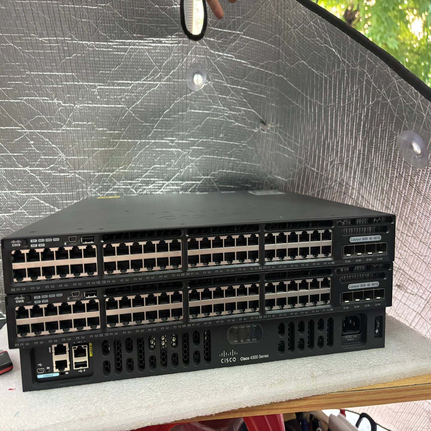 Cisco WS-C3650-48TS-S 48口全千兆+4{议价}