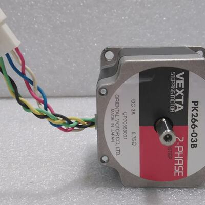 二手ORIENTALPK26603BVEXTA2相步进电机DC3A0.75欧姆1件