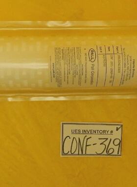 Pall T8122423300 Polypropylene Slurry Filter CMP20520UVM3 30