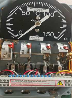 【星慕电子】qualitrol AKM345油温计不含温包，温包被剪断了