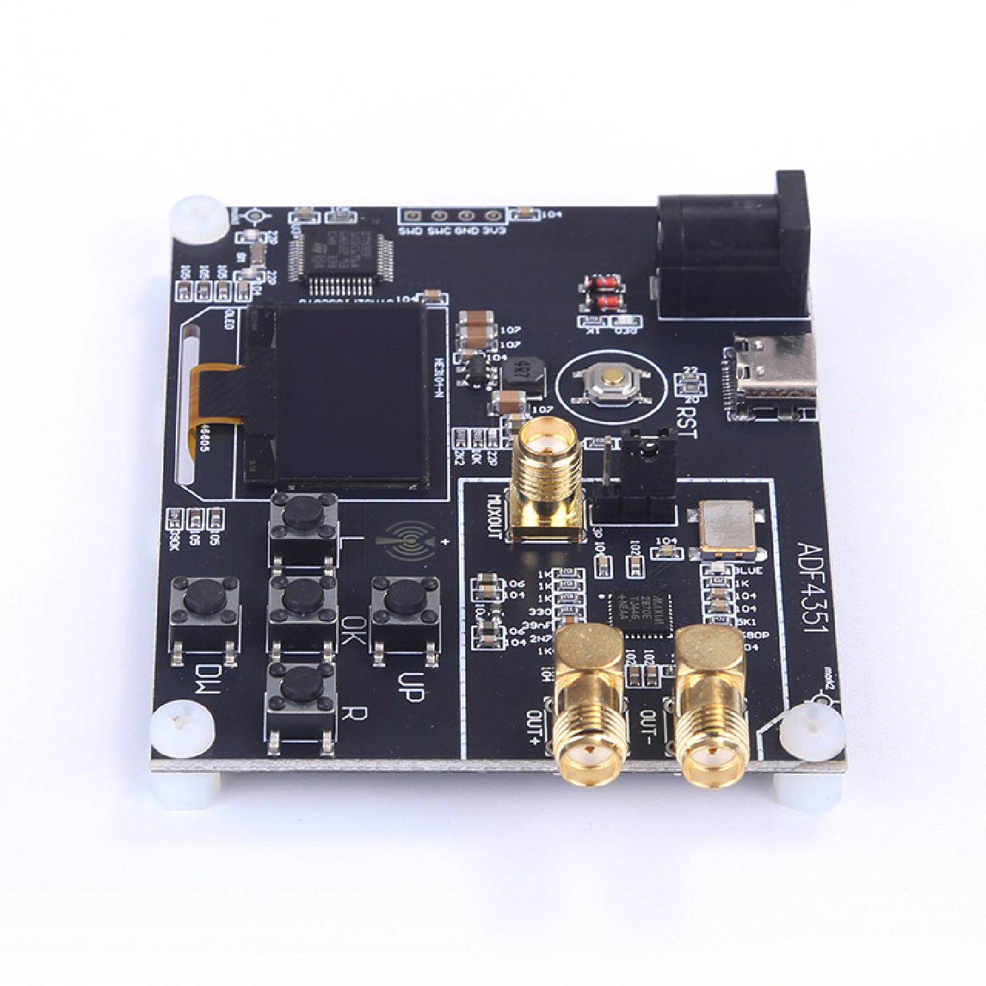 ADF4351射频信号发生器35-4400MHz扫频仪STM32锁相环射频信号源