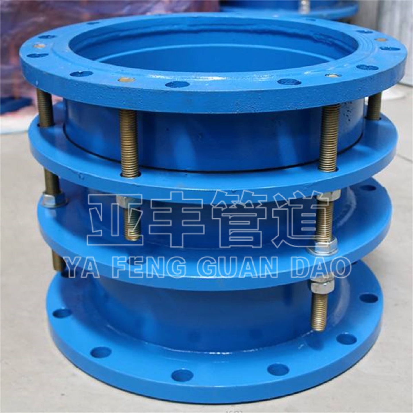 双法兰限位伸缩接头 管路补偿接头 伸缩接头安装尺寸