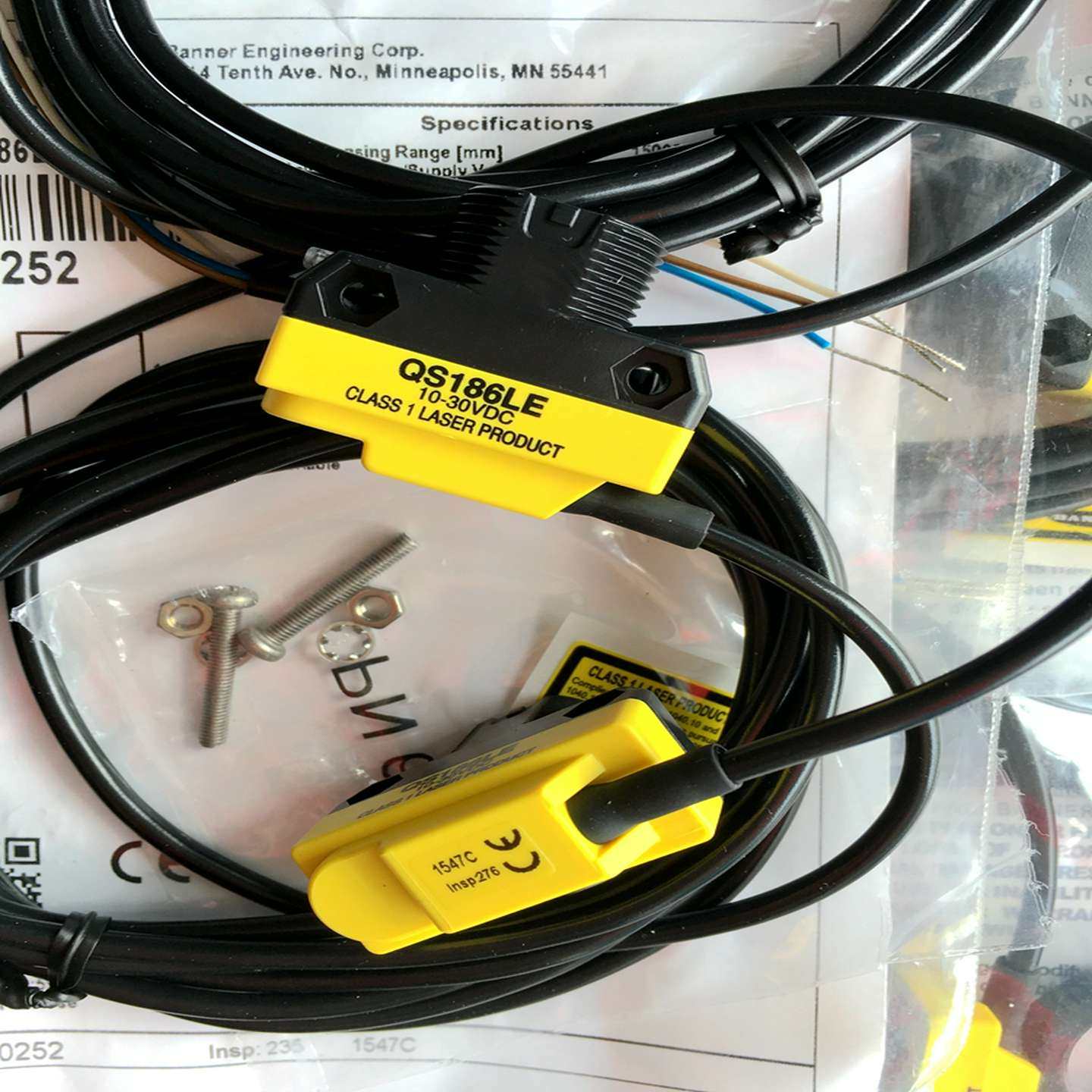 议价-邦纳Banner激光对射光电开关QS186LEQS18VN6R