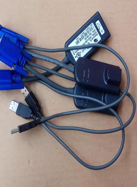 隆兴拆机原装 美国 Avocent AMIQ-USB KVM 接口模块转接线 VGA*