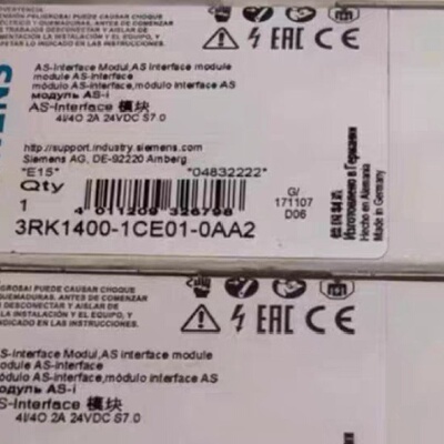 全新原装西门子ASInterface模块型号3RK140-询