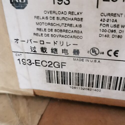 议价全新原装AB过载继电器193-EC2GF 193-EC1FF 193-EC3GF 现货