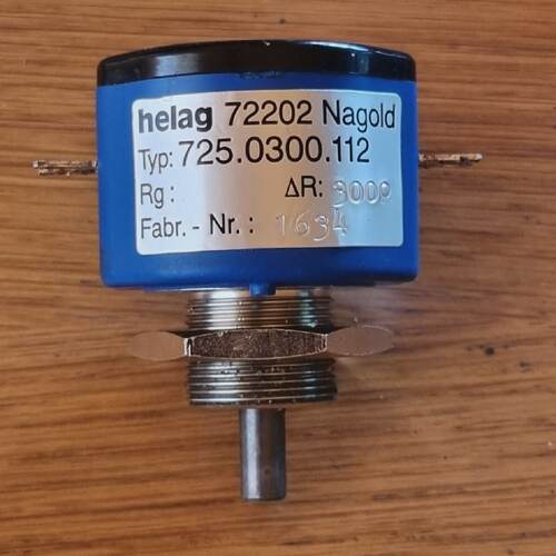 HELAG  72202 Typ 725.0300.112  delta R. 300 Ohm