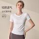 速干瑜伽服上衣女圆领运动短袖 透气跑步训练紧身显瘦健身T恤