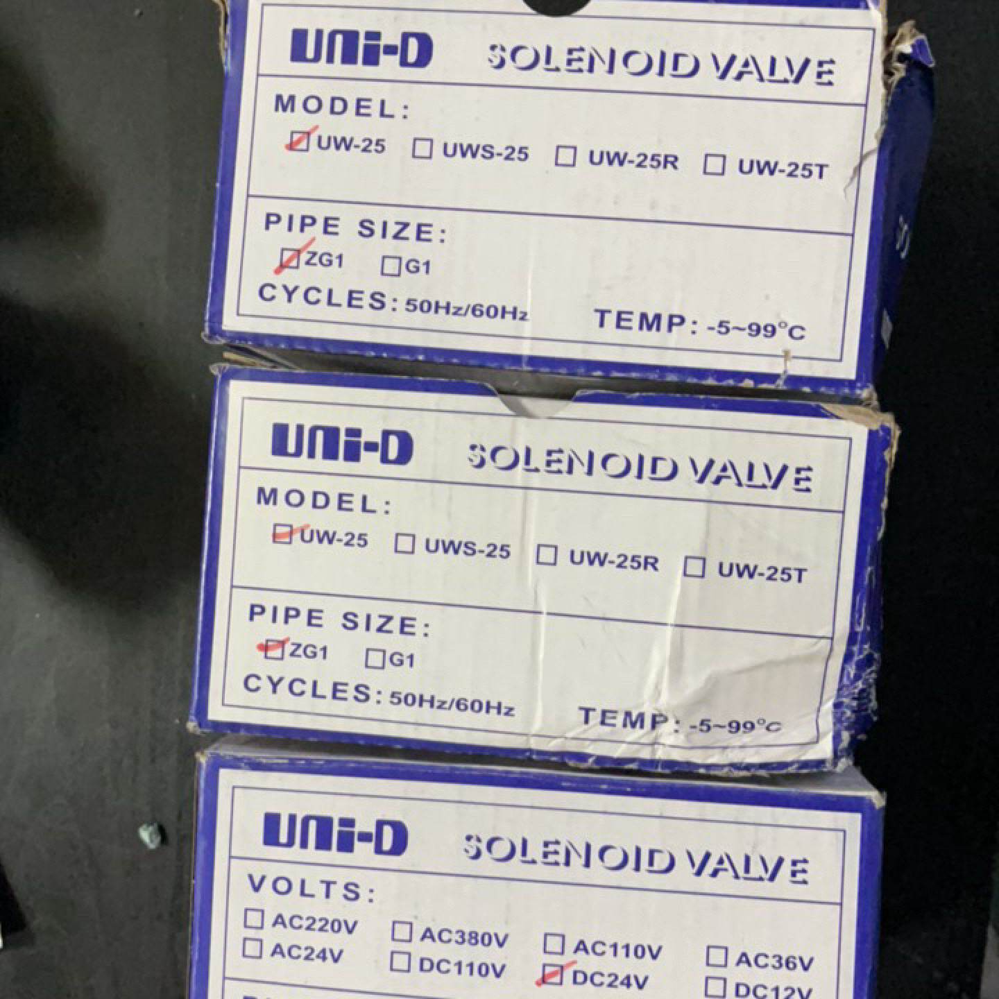 议价--天工，宁波索诺，二位二通电磁阀，水阀，UW-25，DC24V
