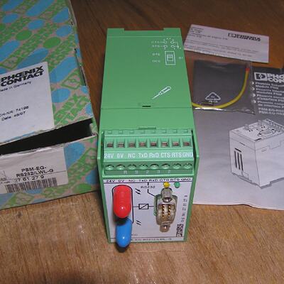 New old stock  Phoenix 2761279 PSMEGRS232LWLG FO converter o