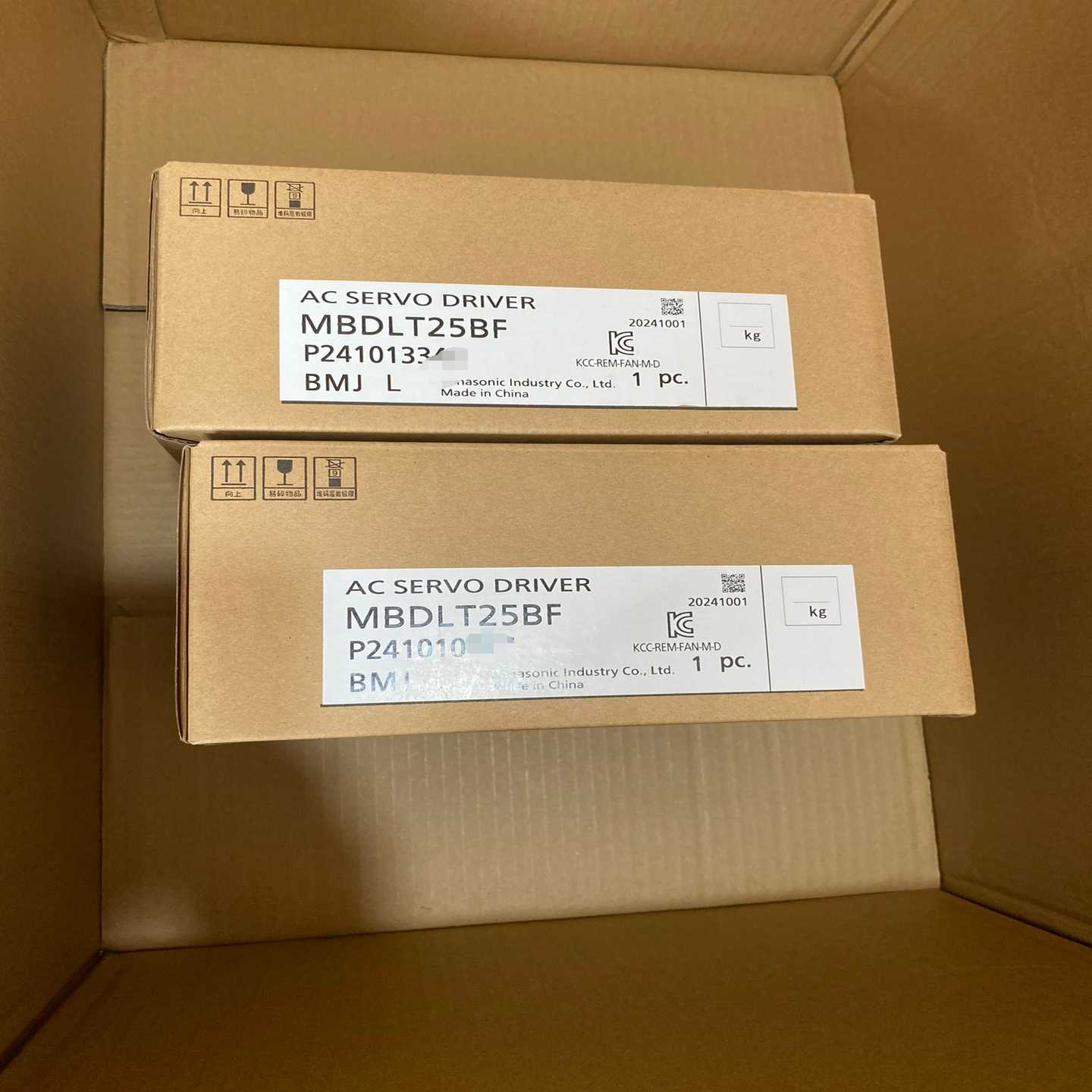 议价松下伺服驱动器MBDLT25BF原装正品全新未使用，数量多个