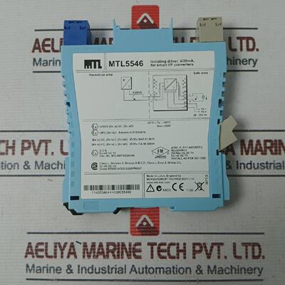 Measurement Technology MTL5546 Isolating Driver EX NA IIC T4