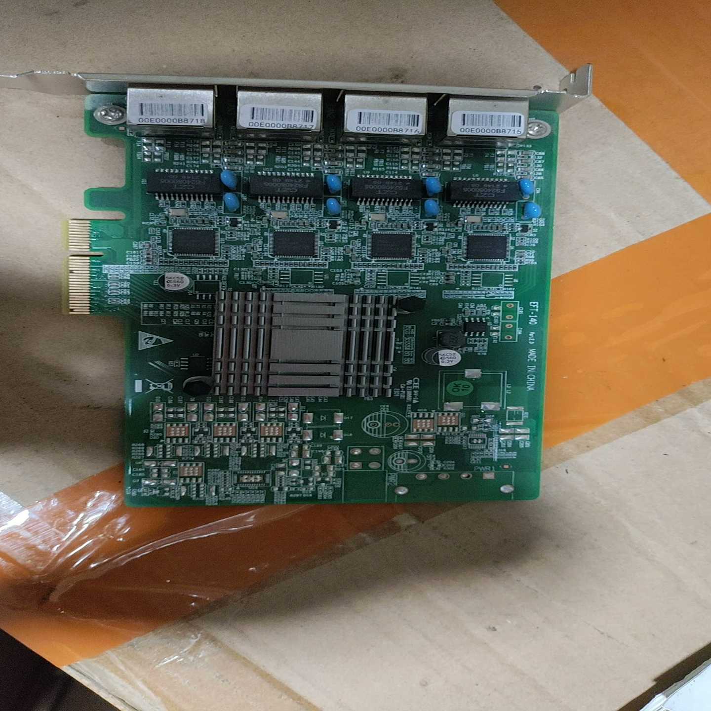EFT-140四口千兆网卡，带IntelI211芯片，适用