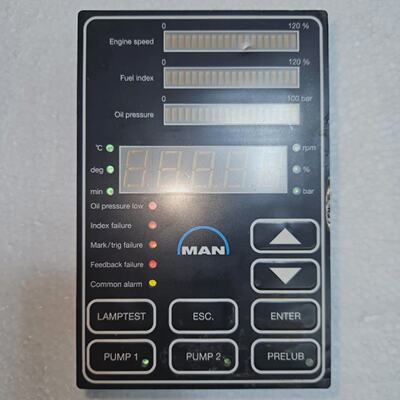 MAN BW HMI panel for Alpha Lubricator MBD NR. 31711974 rev.1