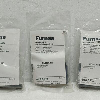 LOT OF 3 FURNAS 49AAFO INNOVA PLUS AUXILIARY INTERLOCK KIT 1