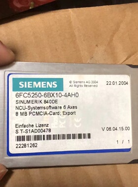 询价*6fc52504bx104ah0840d存储卡