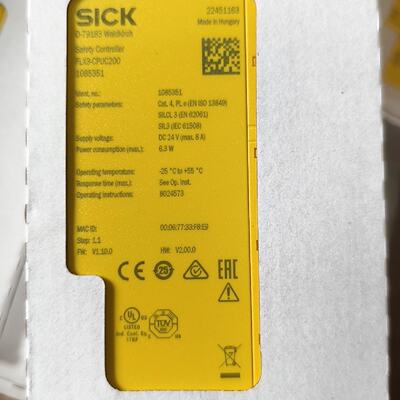 溢价-SICK西克安全控制器FLX3CPUC200匈牙利原