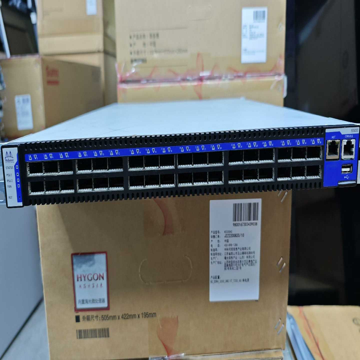 Mellanox/迈络思IS5030，全40GIB交换--议价商品