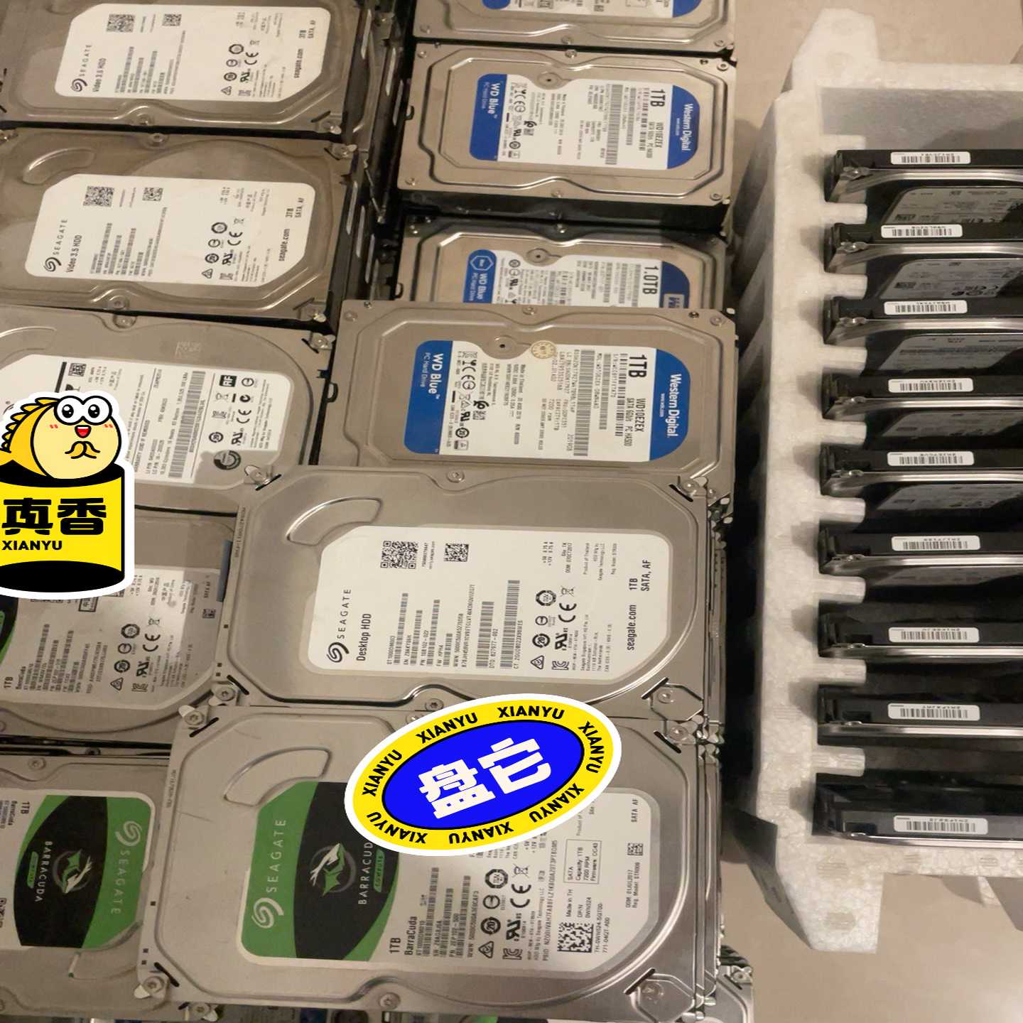 希捷西数1T新款原装品牌机拆机机械硬盘需要的来聊--议价商品