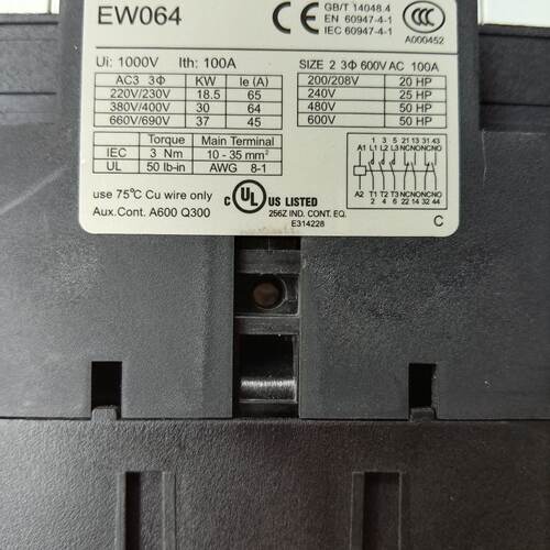 议价Har LowVolta Ac Contactor Ew064 Thermal Overload Protect