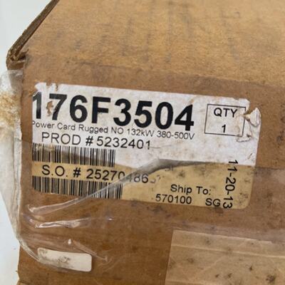 Danfoss 176F3504 power card Rugged no 132kw 380500v