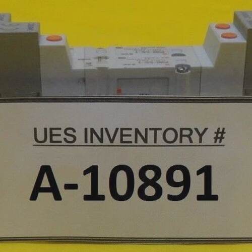 SMC SS5Y34102C6FQ Pneumatic Manifold Z4257 Used Working