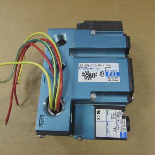 Mac阀门6311DA211PM111DA电磁阀24VDC150PSI全新带盒