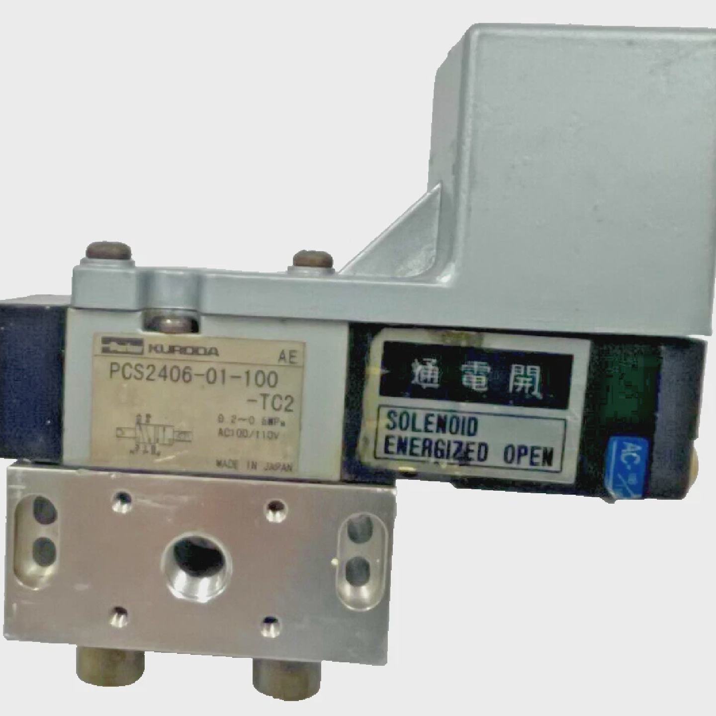 ParkerKURODAPCS240601100TC2气动定向控制阀AC100110V - 实物图