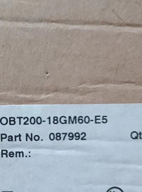 议价全新倍加福/PF漫反射型感测器 OBT200-18GM60-E5 087992 现货